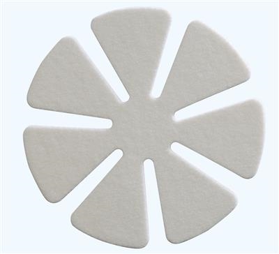 DAC WHITE POLISH PAD 3.50 IN (89 MM)7LF - 250/ROLL