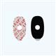 1712NR LEAP III 18 MM OVAL CENTER HOLE NIDEK BLOCKS  - 1000/ROLL