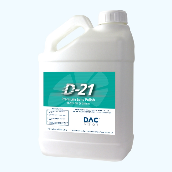 DAC D-21 TRADITIONAL LENS POLISH - 1 GL