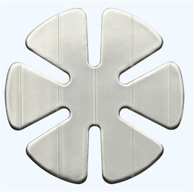 METAL FINING GLASS GROOVED 3 IN (76 MM) 6LF - 250/ROLL