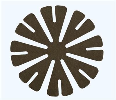 3M P1000 BROWN 2ND FINE POLY 3 IN (76 MM) 16LF - 500/ROLL
